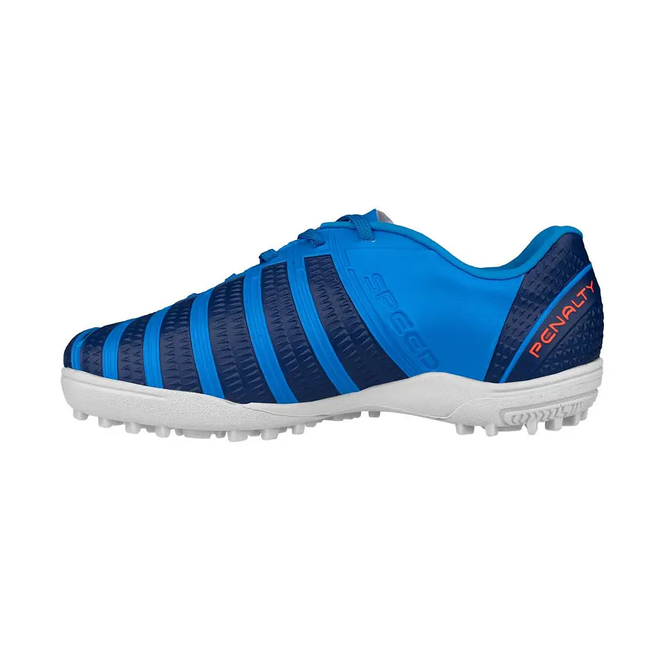 Zapato de Futbolito Penalty Speed Azul/Naranjo 4