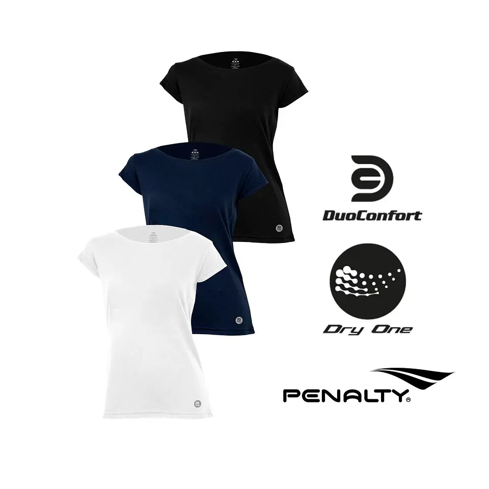 Polera Penalty Raiz Mujer Azul Oscuro 6