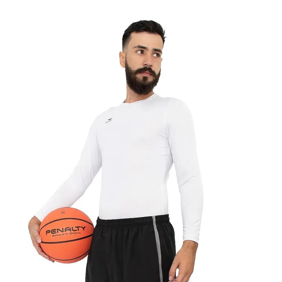 Polera Primera Capa Penalty Skin Termica Blanca 3