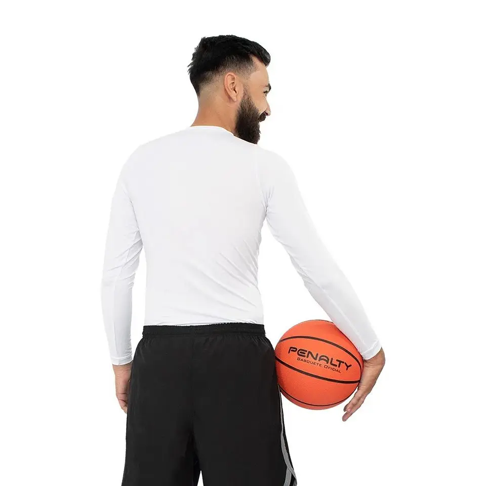 Polera Primera Capa Penalty Skin Termica Blanca 5