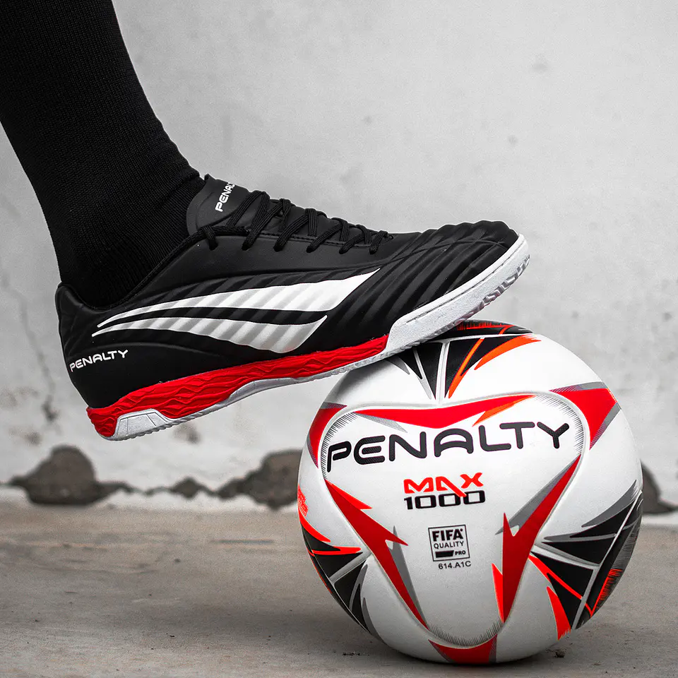 Zapato de Futbolito Penalty Brasil 70 Neo Negro/Rojo 5