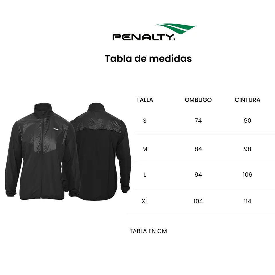 Cortaviento Penalty Air Dry 244 Negro 9