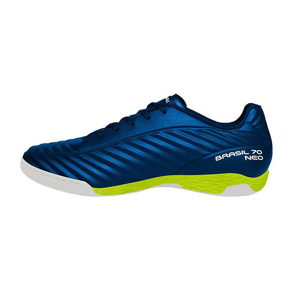 Zapato de Futsal Penalty Brasil 70 Neo Azul/Amarillo 2