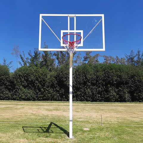 Torre de Básquetbol Oficial Empotrado Tablero Acrilico 10mm