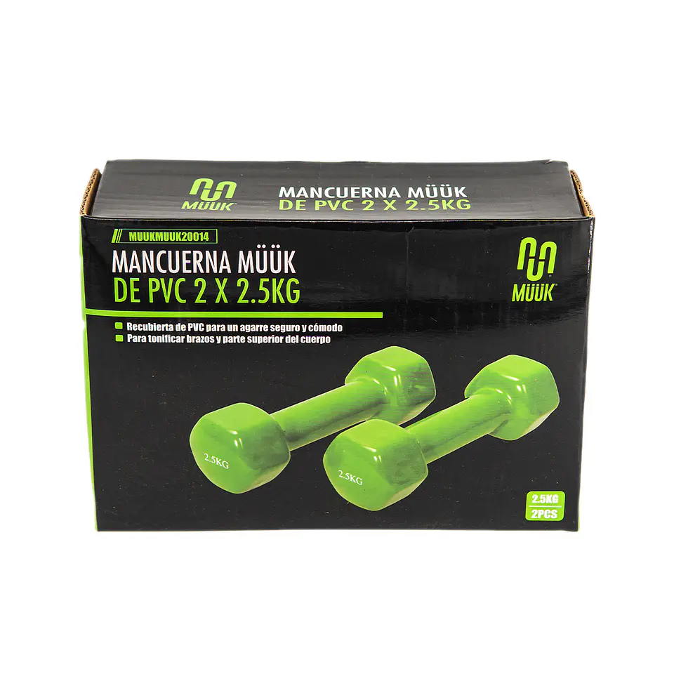 Mancuerna Muuk Pvc 2 X 2,5Kg 6