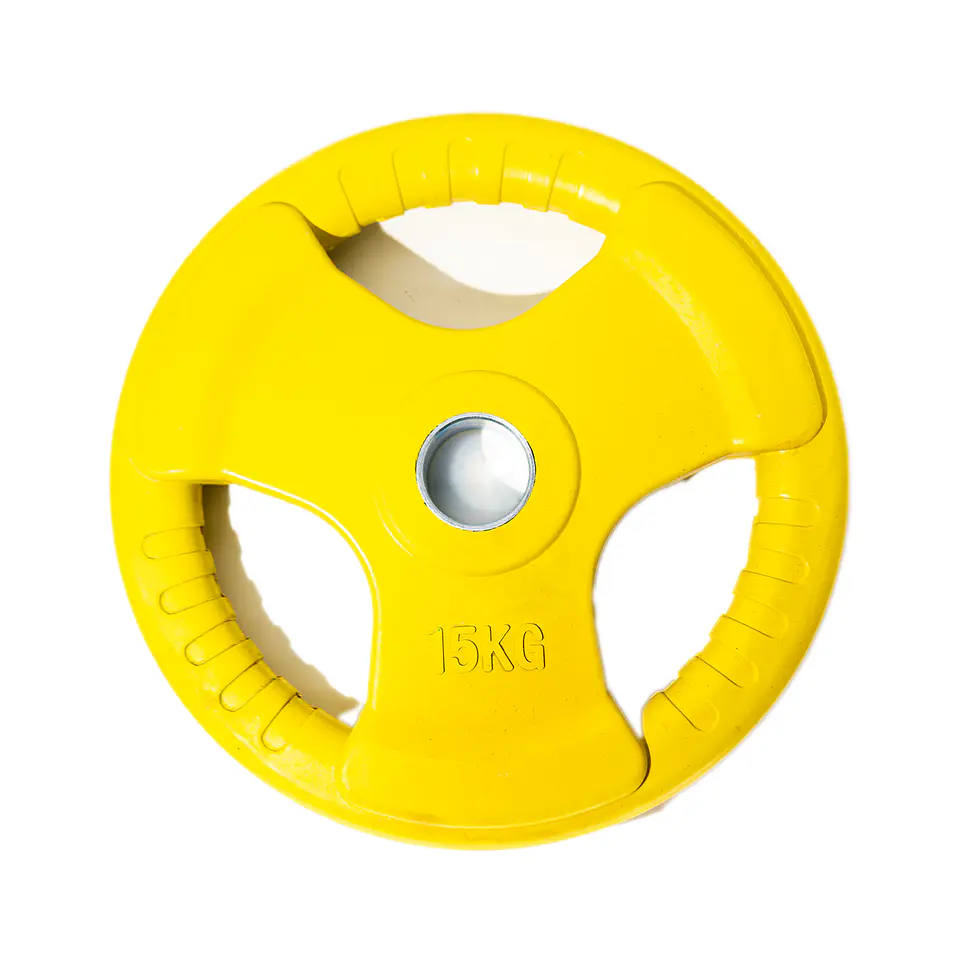 Disco Olimpico Con Aza Muuk 15 Kg 3