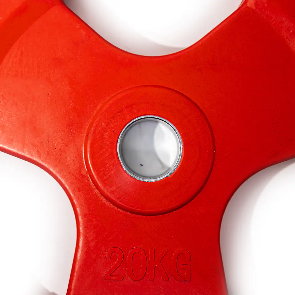 Disco Olimpico Con Aza Muuk 20 Kg 6