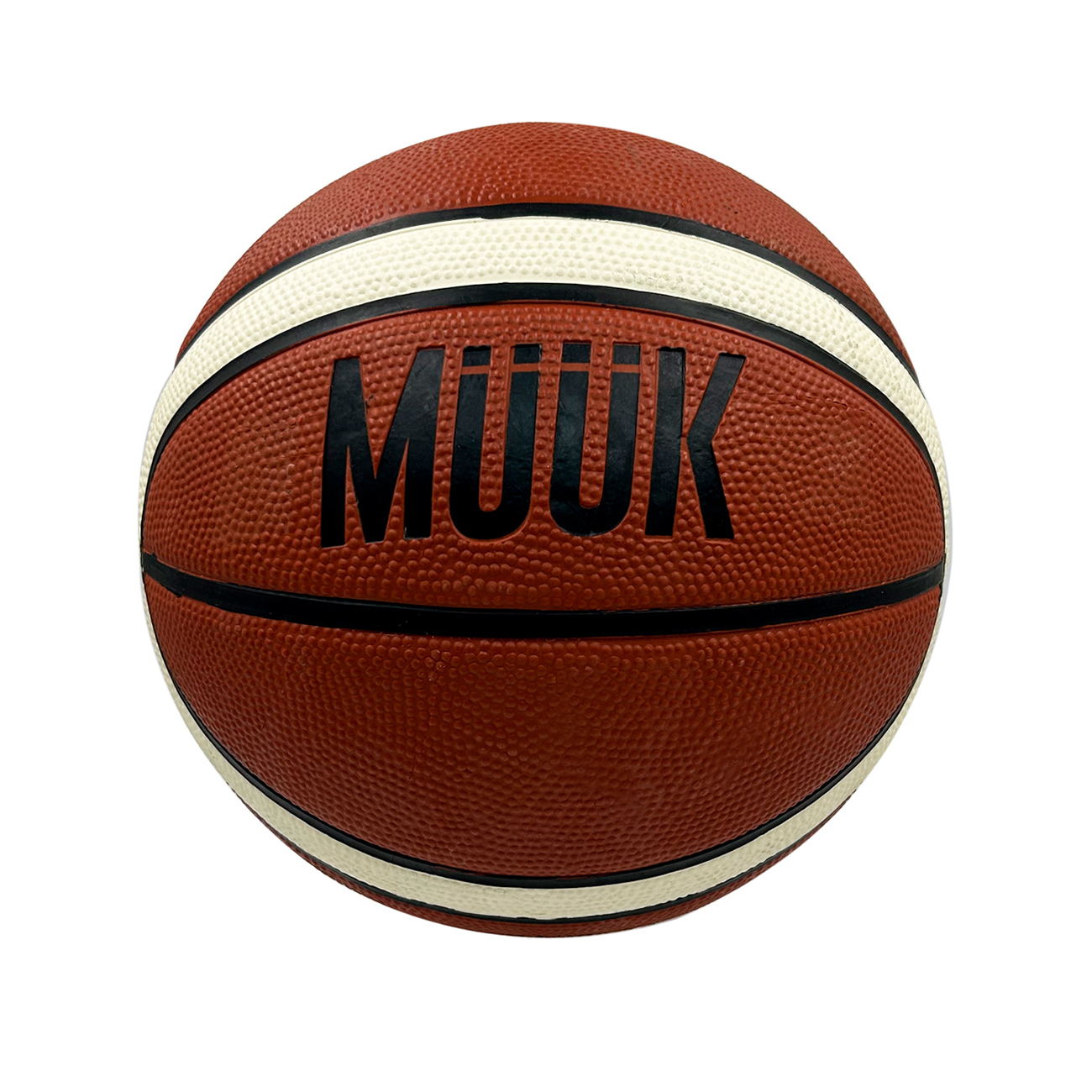 BALON DE BASQUETBOL MARCA MUUK Nº 3 GOMA MARRON