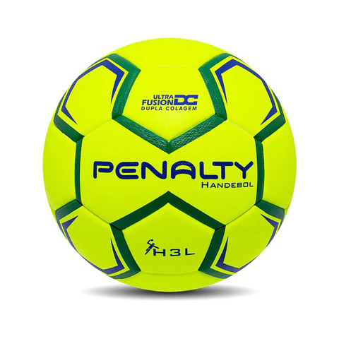 Balón de Handball Penalty Ultra Fusion H3L Verde/Amarillo