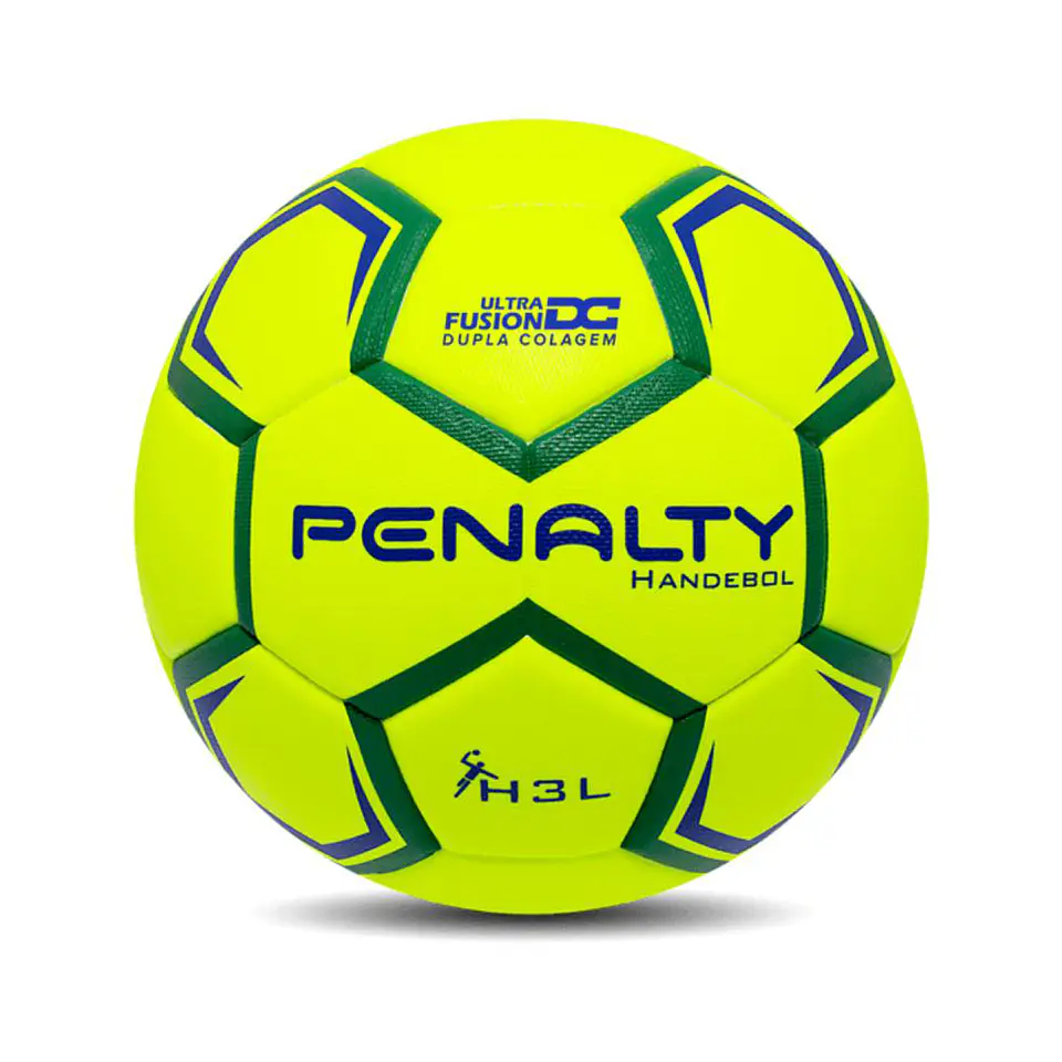 Balón de Handball Penalty Ultra Fusion H3L Verde/Amarillo 1