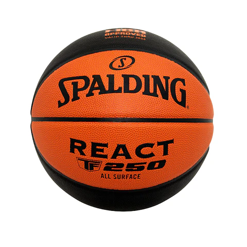 Balón de Básquetbol Spalding TF 250 React N°6 Cuero Sintético