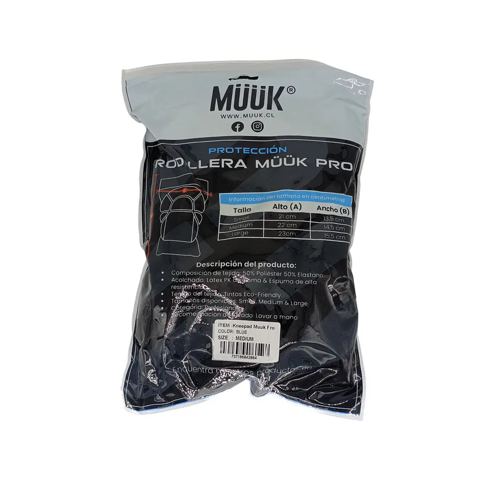 Rodillera Protect Pro Volley Muuk Azul Oscuro 5