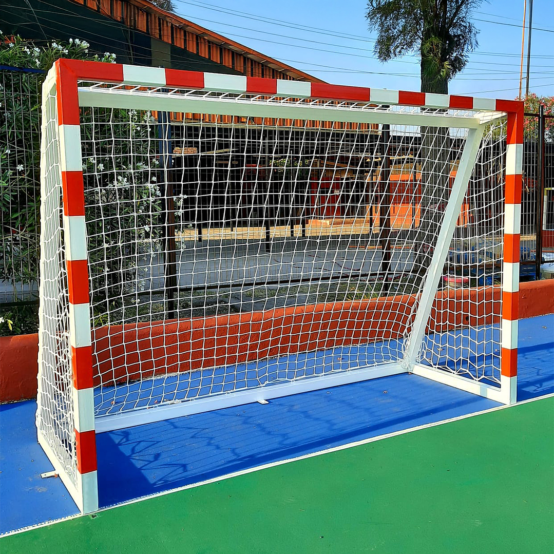 Arco de Handball 3x2 mt Perfil 50/50 2 mm Fijo 1