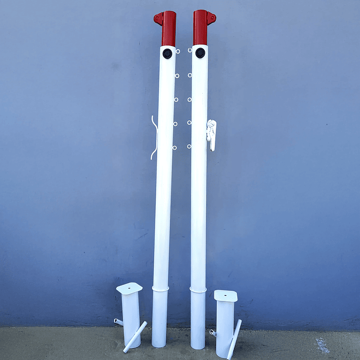 Parante de Volleyball-Tenis Fijo 3´x3 mm con Botas 2