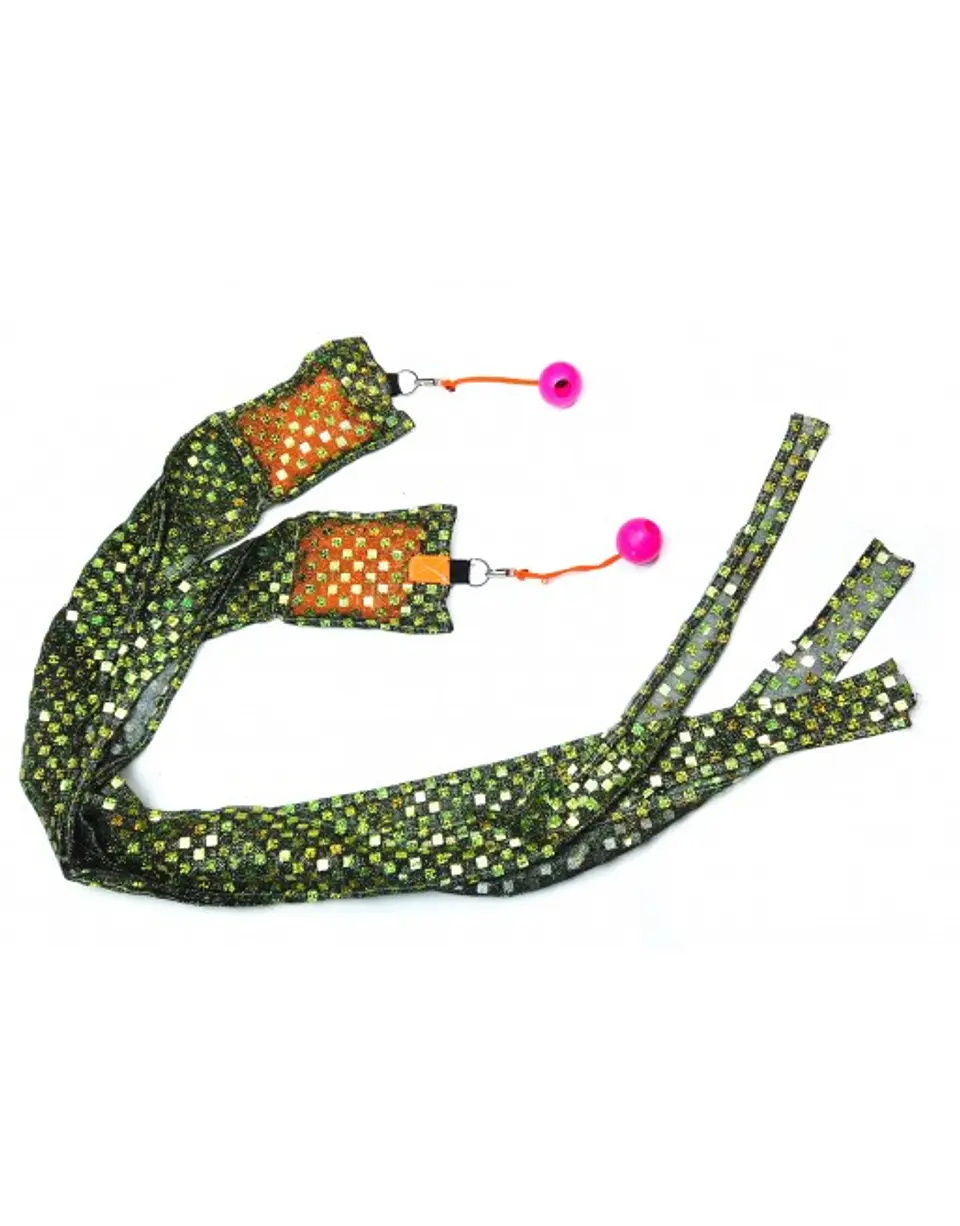 Pajaritos de Malabarismo Tela Multicolor Lentejuelas 5