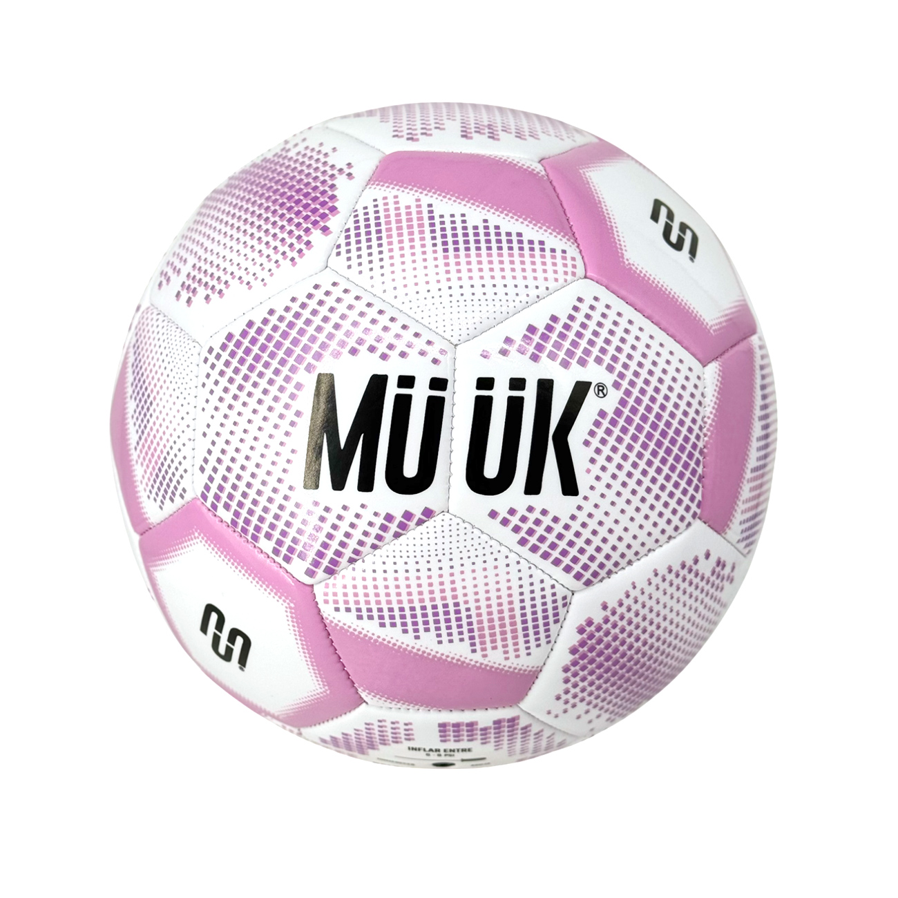 BALON DE FUTBOLITO MUUK FUSION XXV Nº 4 BLANCO-VERDE