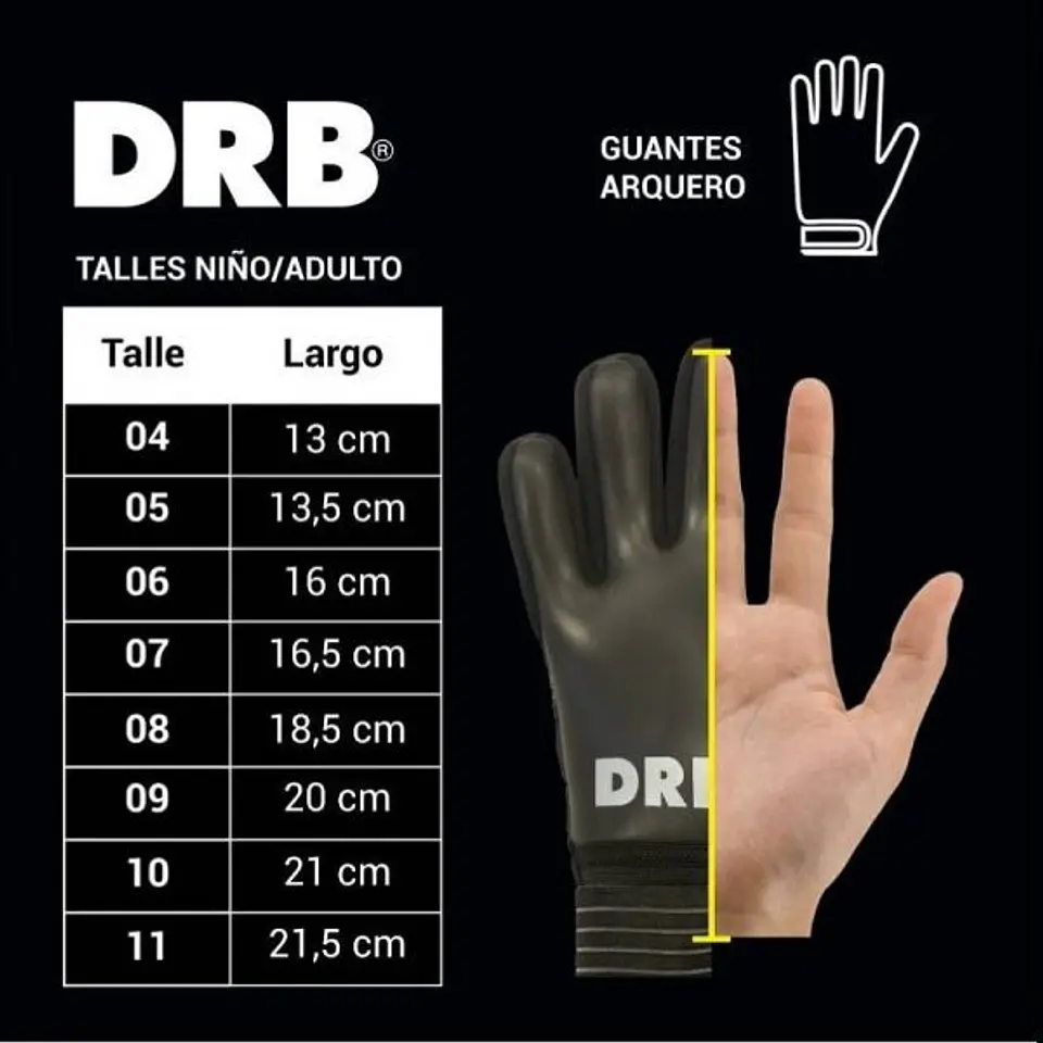 Guante de Arquero Drb Rocket 3.0 6