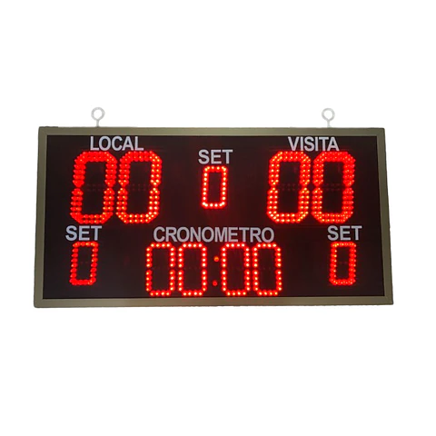 Marcador Deportivo Electrónico MDV2015 Vóleibol 130x90x8
