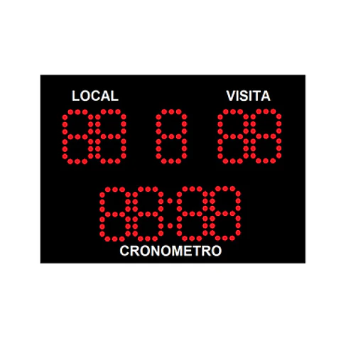 Marcador Deportivo Electronico Multideportes Portatil 60x40 MDP10