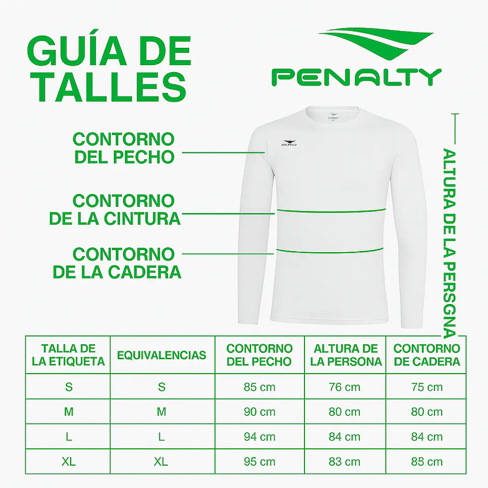 Polera Primera Capa Penalty Skin Termica Blanca 7