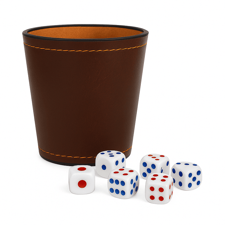 Cacho Ecocuero con 5 Dados JM 2