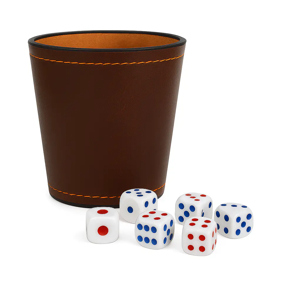 Cacho Ecocuero con 5 Dados JM 2