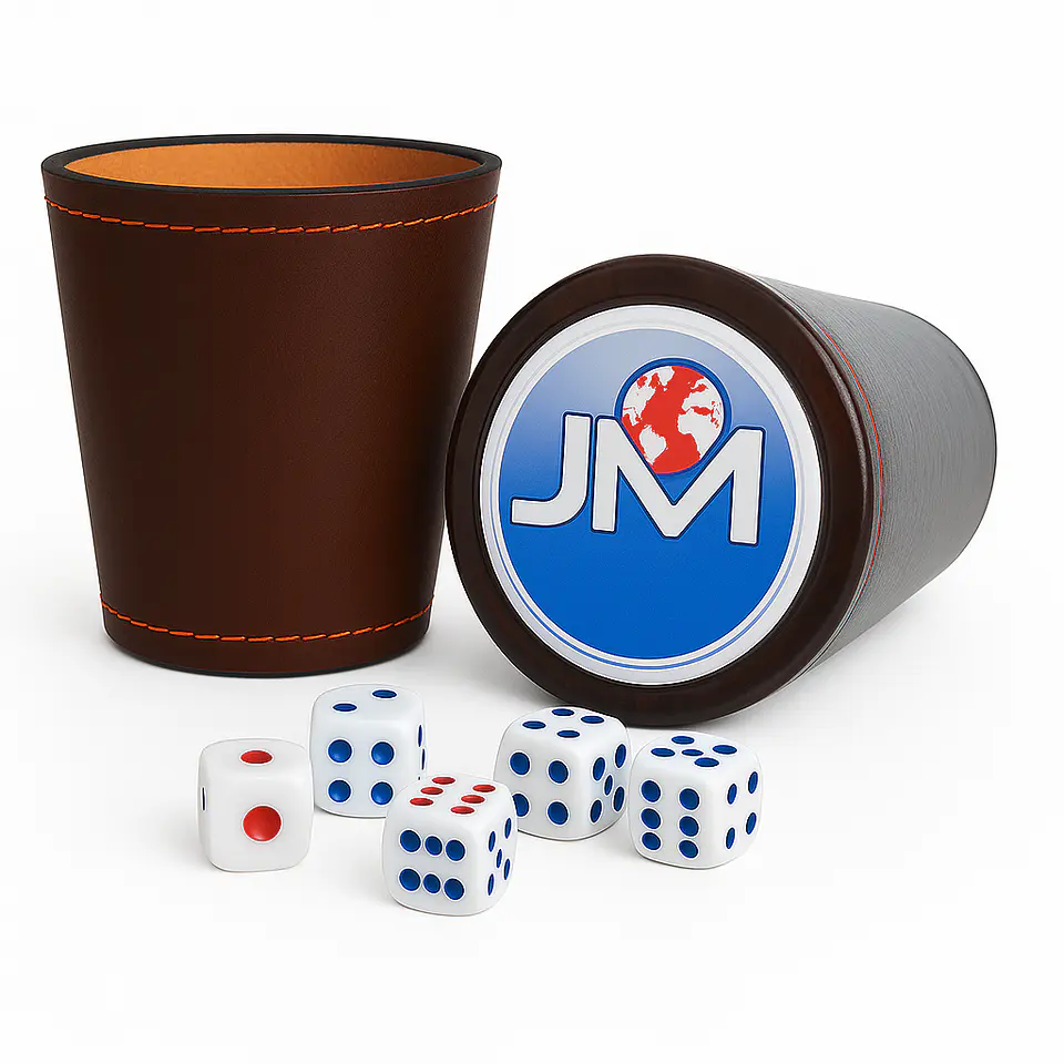 Cacho Ecocuero con 5 Dados JM 1