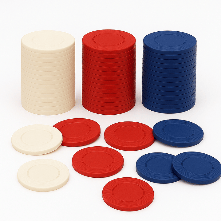 Fichas de Poker 3 Colores 2