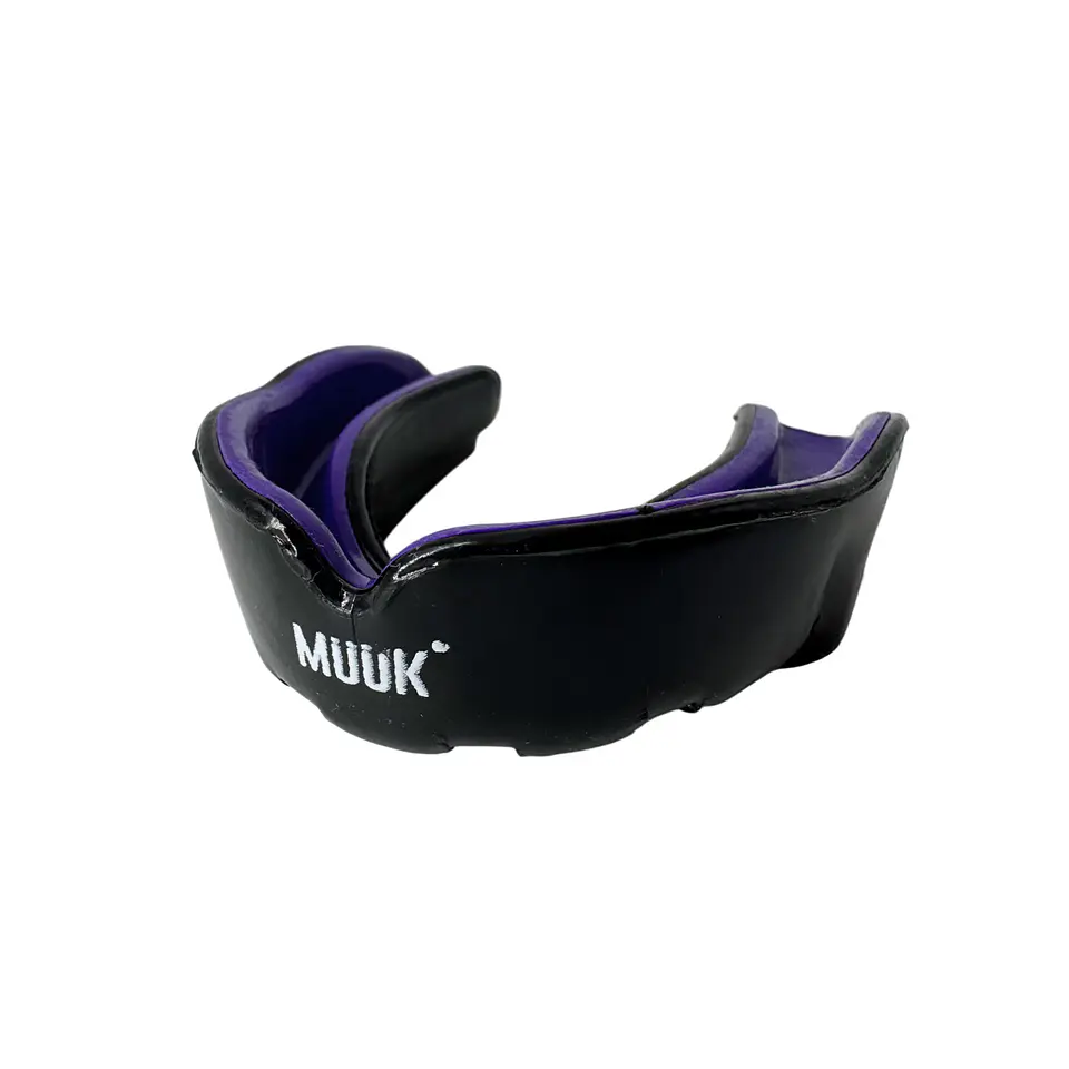 Protector Bucal De Silicona Muuk Simple Adulto Negro 5