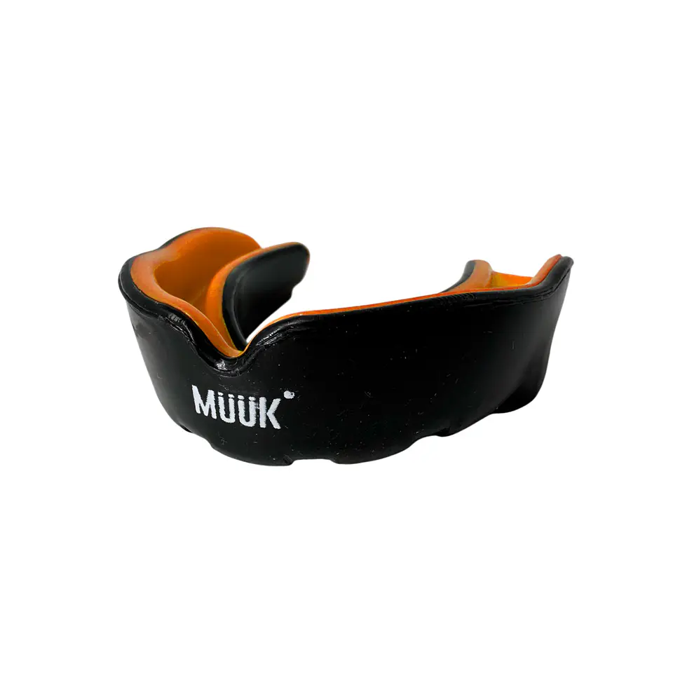Protector Bucal De Silicona Muuk Simple Adulto Negro 1