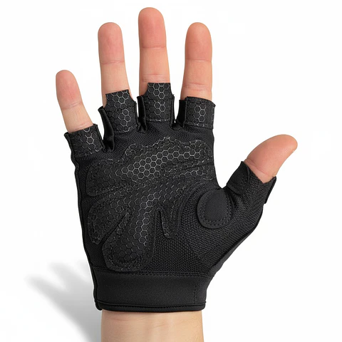 Guante de Pesas Muuk Fit Grip Negro