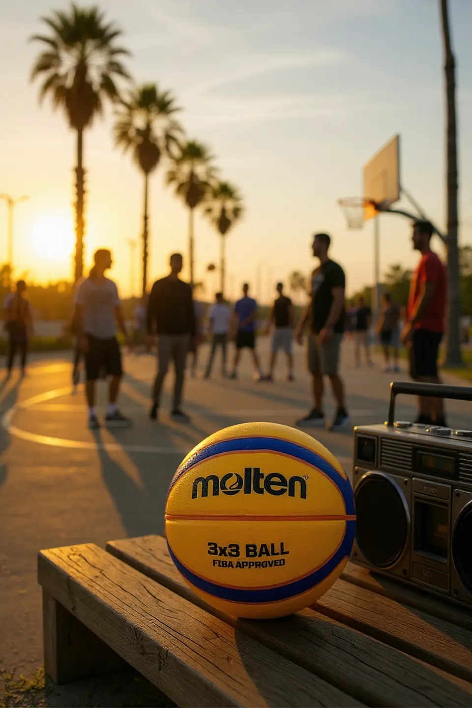 Balon de Básquetbol  Molten 3x3 FIBA N°6 3