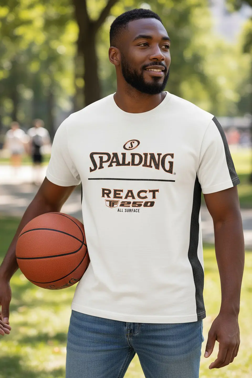 Balón de Básquetbol Spalding TF 250 N°5 Cuero Sintetico 4