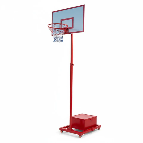 Torre de Básquetbol Juvenil Movil Tablero Melamina 3.05 mt