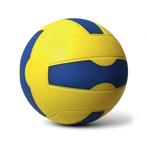 Balon de Volleyball Espuma 7'' Amarillo-Azul