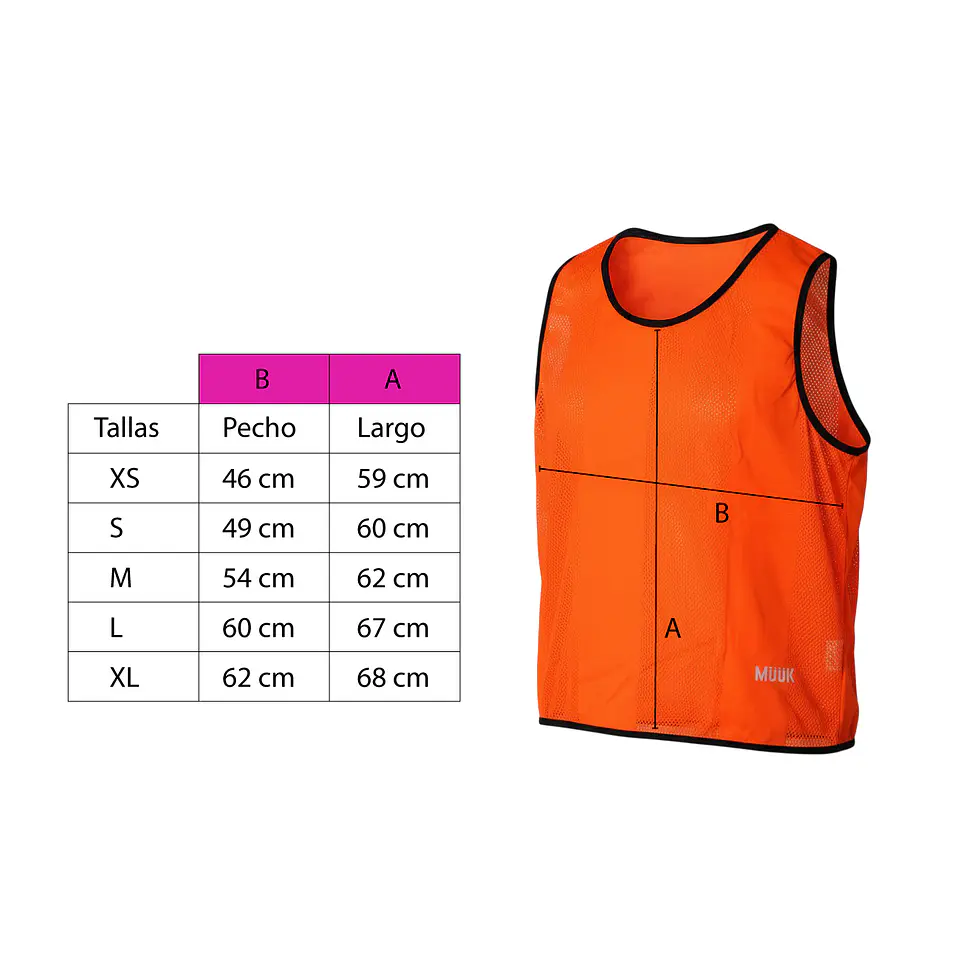 Peto Deportivo Muuk XXV Rojo 3