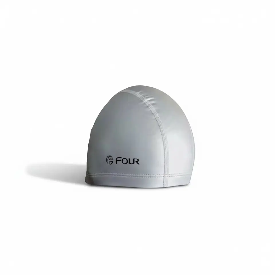 Gorro Natacion Barracuda Poliflex Plata 6