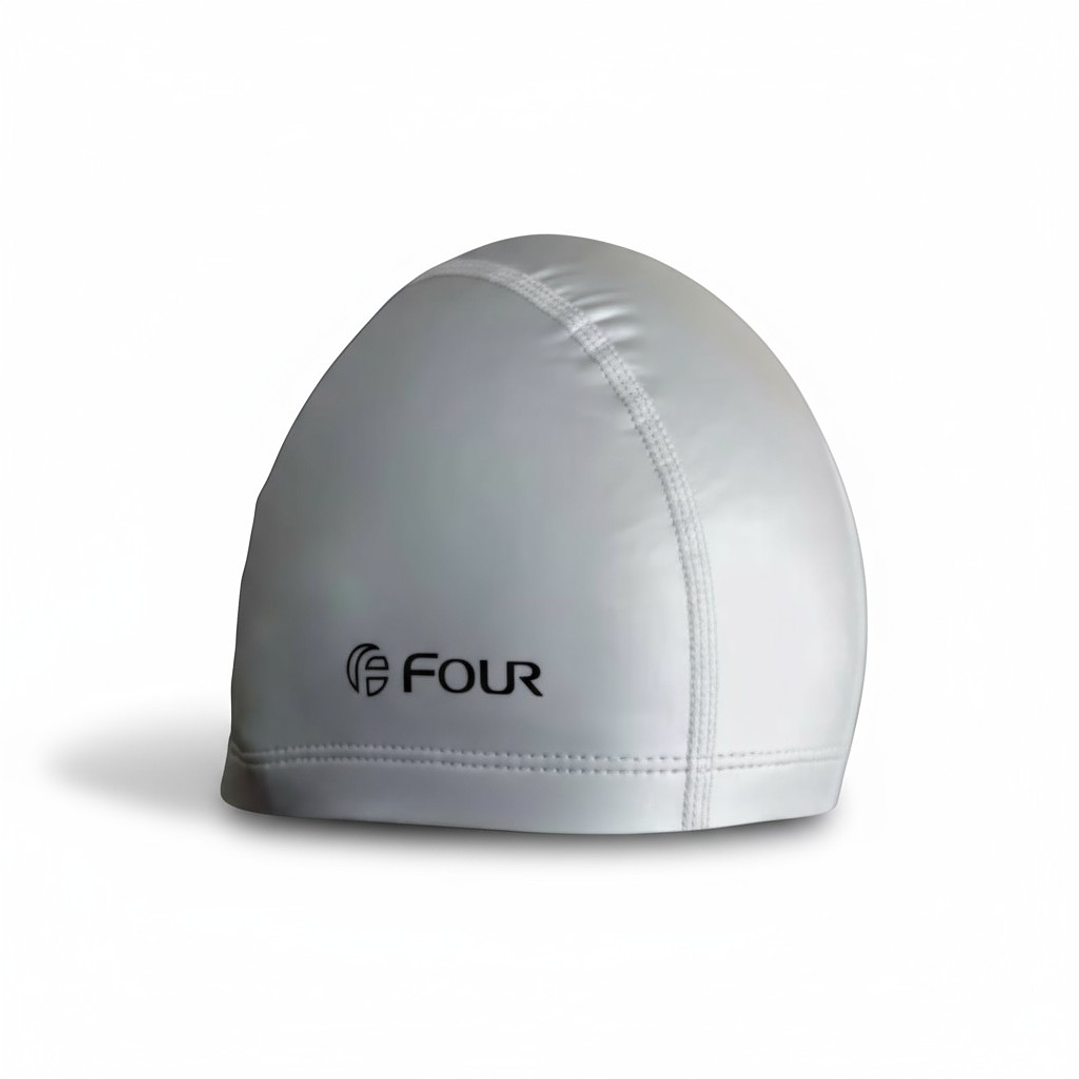 Gorro Natacion Barracuda Poliflex Plata 2