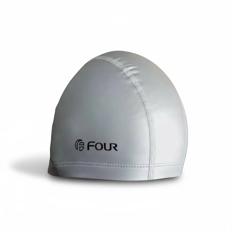 Gorro Natacion Barracuda Poliflex Plata 1