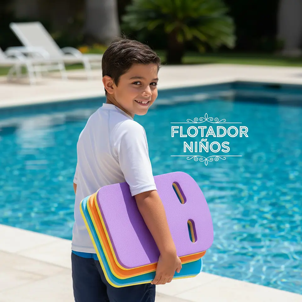 Tabla de Natacion Goma Eva Basico 46 x 30 x 3 cm 2