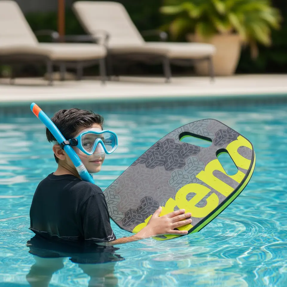 Tabla de Natacion Arena Camo Kikko 40 x 27,5 x 2,7 cm 4