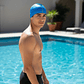 Gorro Natacion Barracuda Poliflex Azul - Miniatura 3