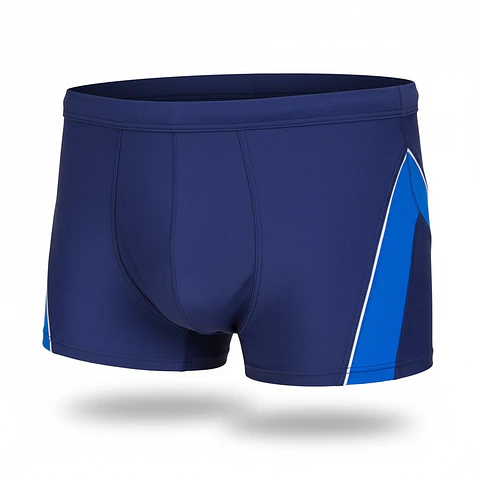 Traje de Baño Barracuda Hombre Boxer Azul Marino-Azul Rey 