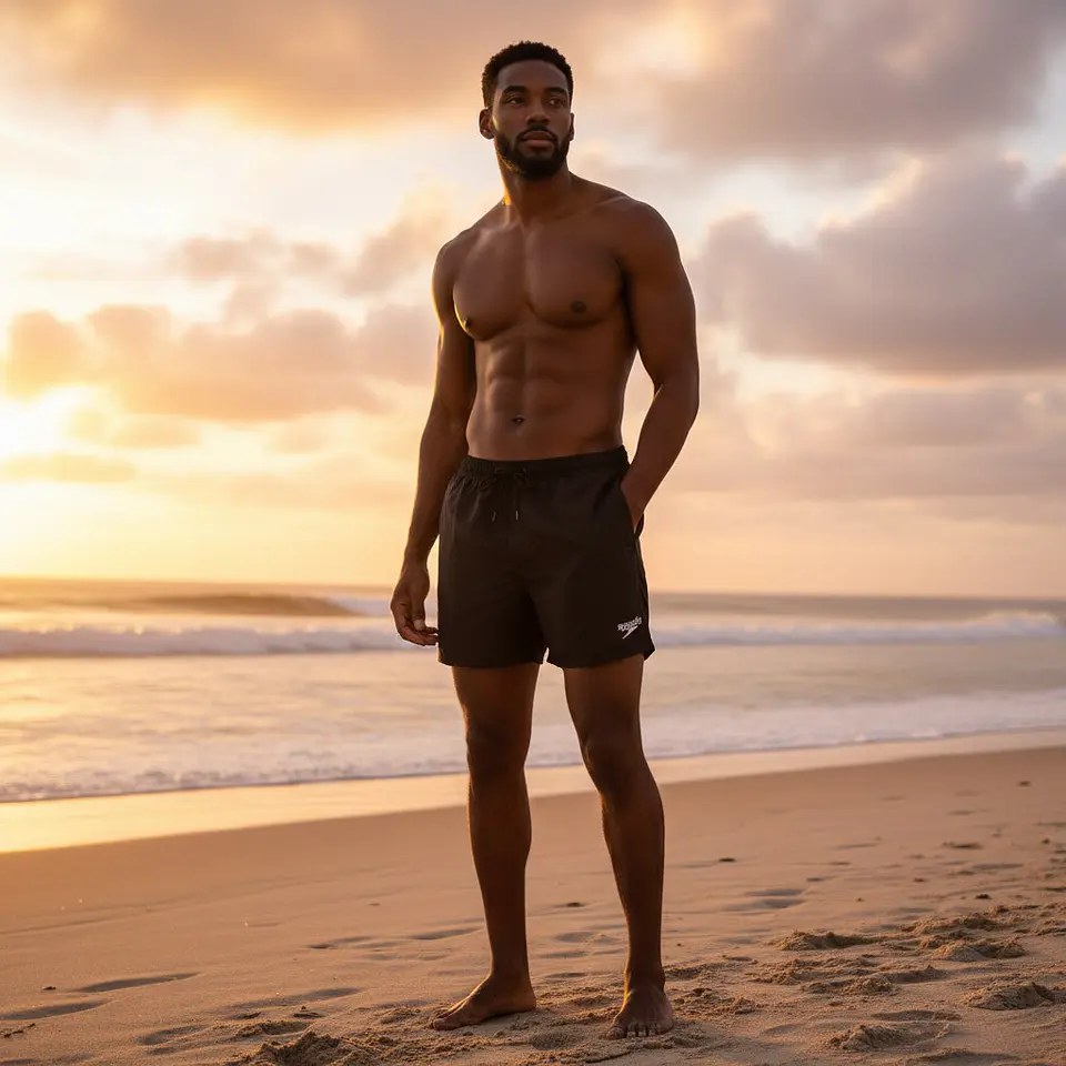 Traje de Baño Speedo Hombre Boxer 3/4 4
