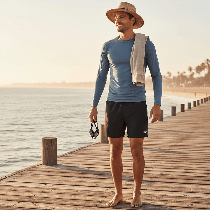 Traje de Baño Speedo Hombre Boxer 3/4 5