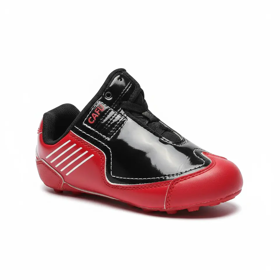 Zapato de Futbol Cafu Spirit Rojo/Negro 1