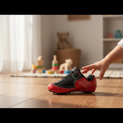 Zapato de Futbol Cafu Spirit Rojo/Negro