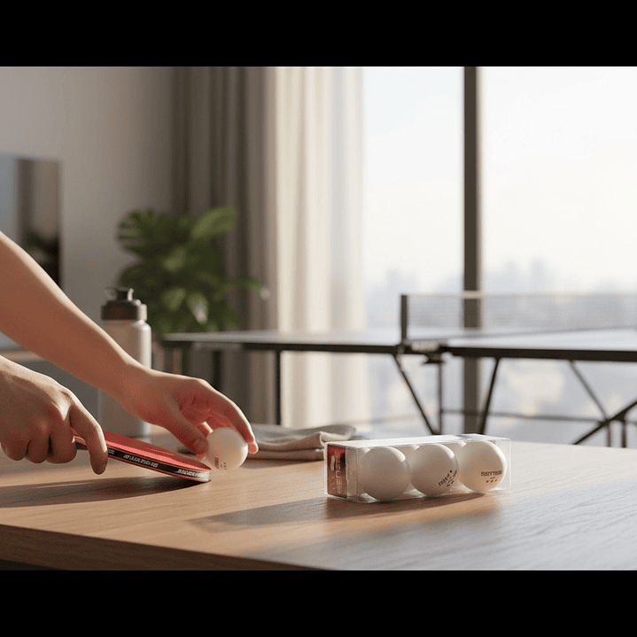 Pelotas de Ping Pong Sensei 3* Blanco 3