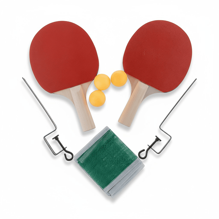 Set de Ping Pong Paletas + Pelotas + Red Welstar 3