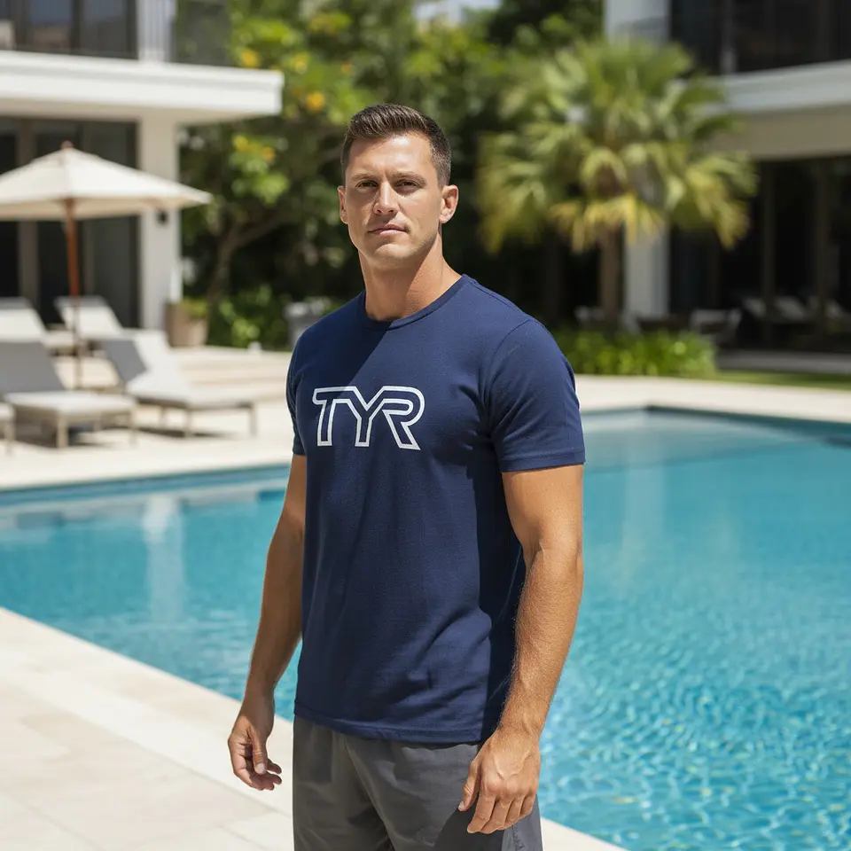 Polera TYR Ultrasoft Navy 6